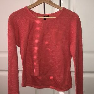 Salmon colored sweater